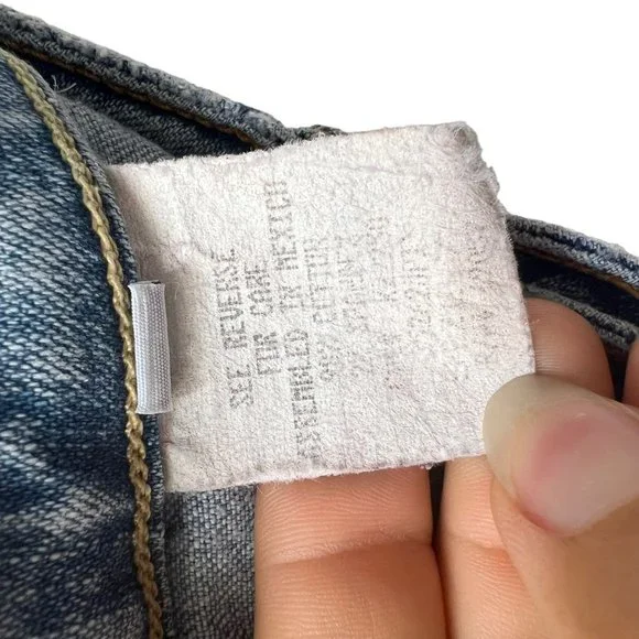 Vintage Y2K Light Blue Flare Leg Denim Low Rise Jeans 7 - Picture 4 of 16